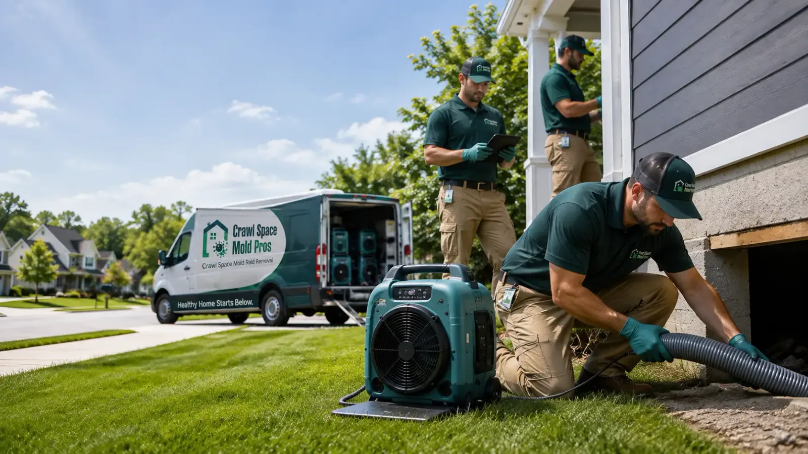Crawl Space Mold Removal in Eldora, IA